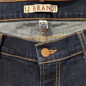 J Brand Dark Blue Straight Leg Maternity Jeans Size 29